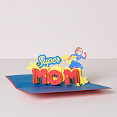 Pop-Up Karte „Super Mom“