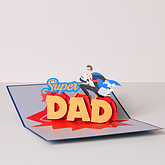 Pop-Up Karte „Super Dad“