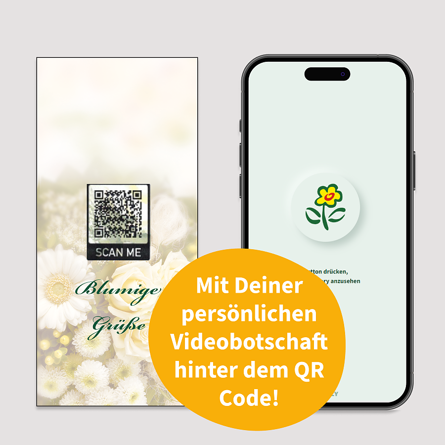 Karte mit Foto- und Videogrüßen