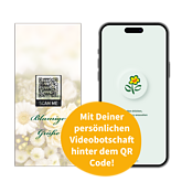 Karte mit Foto- und Videogrüßen