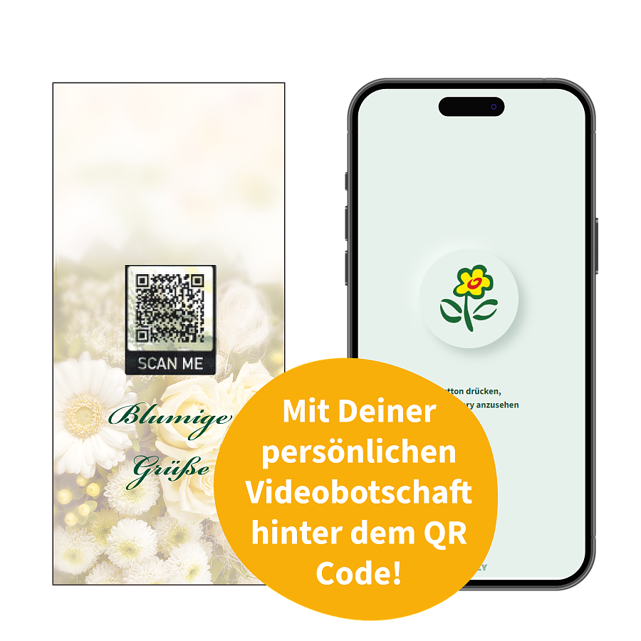 Karte mit Foto- und Videogrüßen